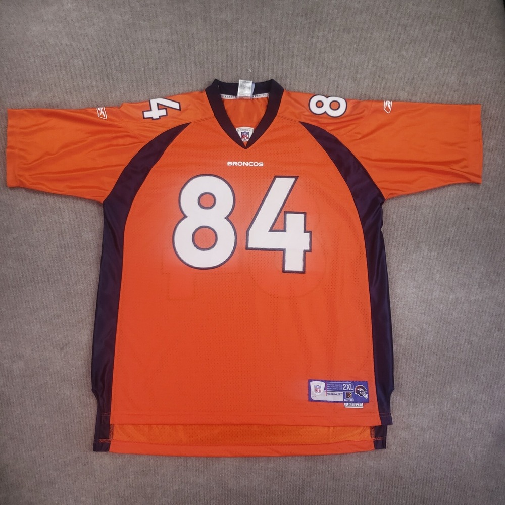 Javon Walker Denver Broncos Jersey Mens 2XL XXL Orange‎ Reebok Stitched Z